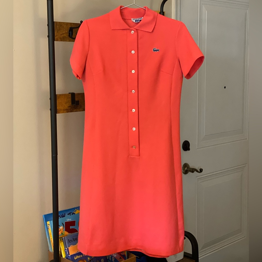 Vintage Chemise Lacoste 1960s Tennis Dress